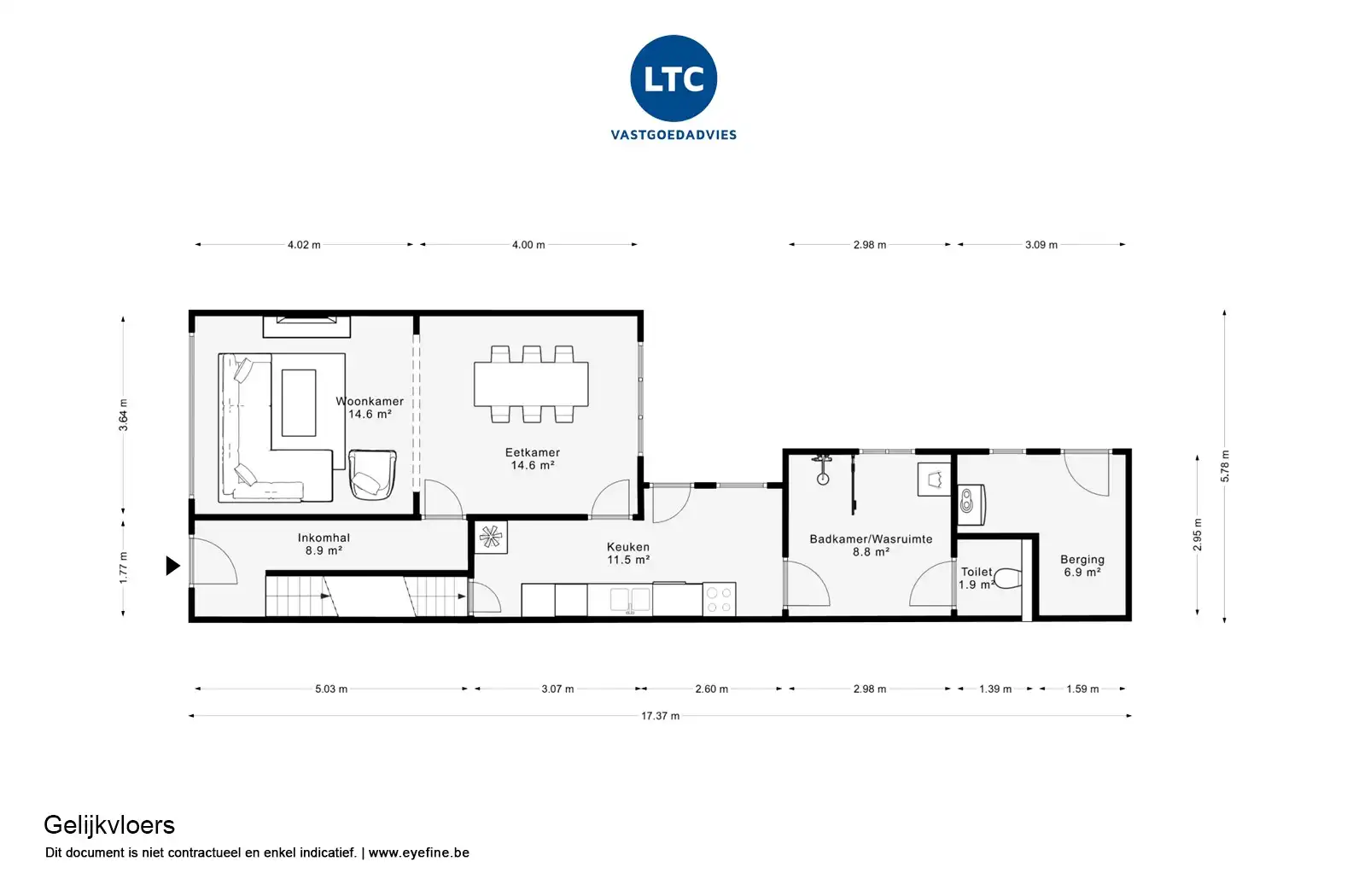 Instapklare halfopen bebouwing met 2 slaapkamers en ruime tuin foto 26