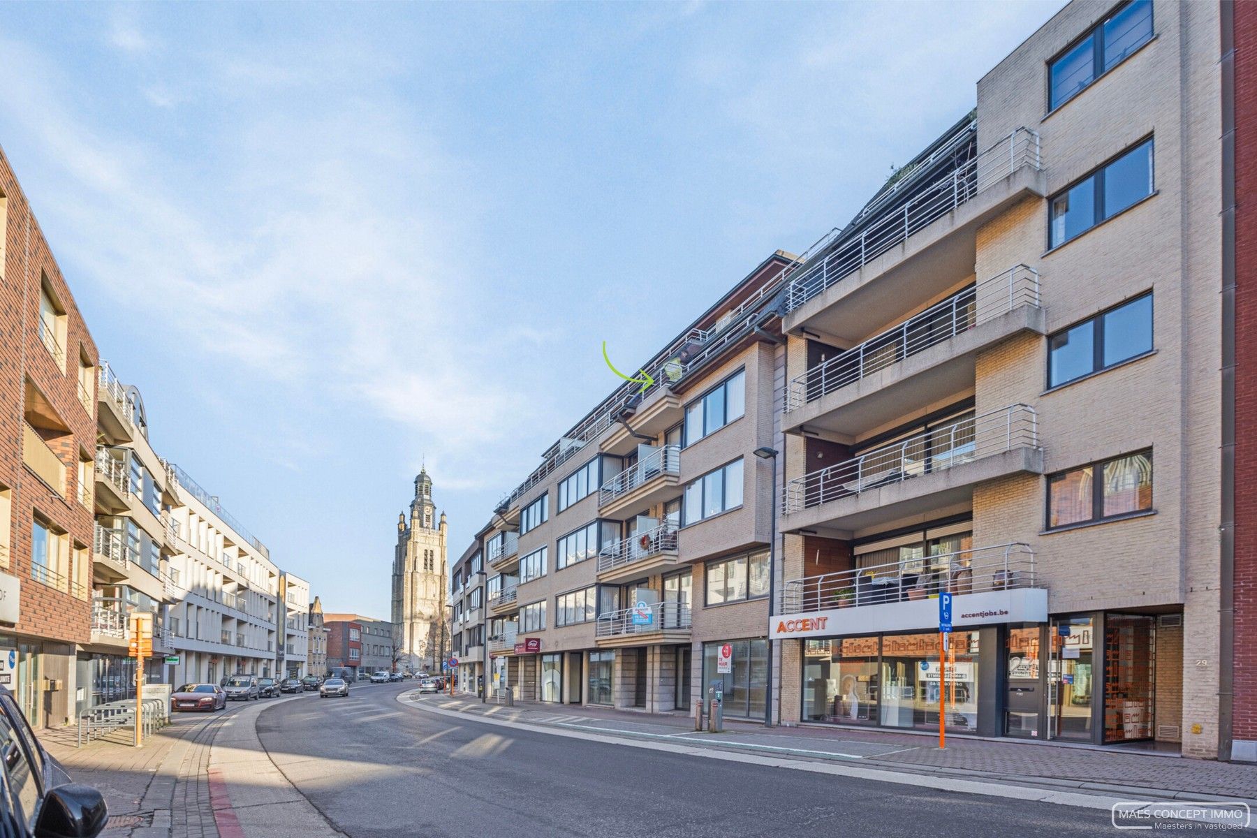 Appartement met 2 slaapkamers en 2 ruime terrassen in het hart van Roeselare foto {{pictureIndex}}