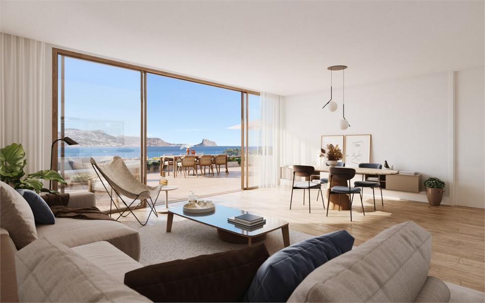 Nieuwbouw luxe penthouse aan zee in Albir foto 5