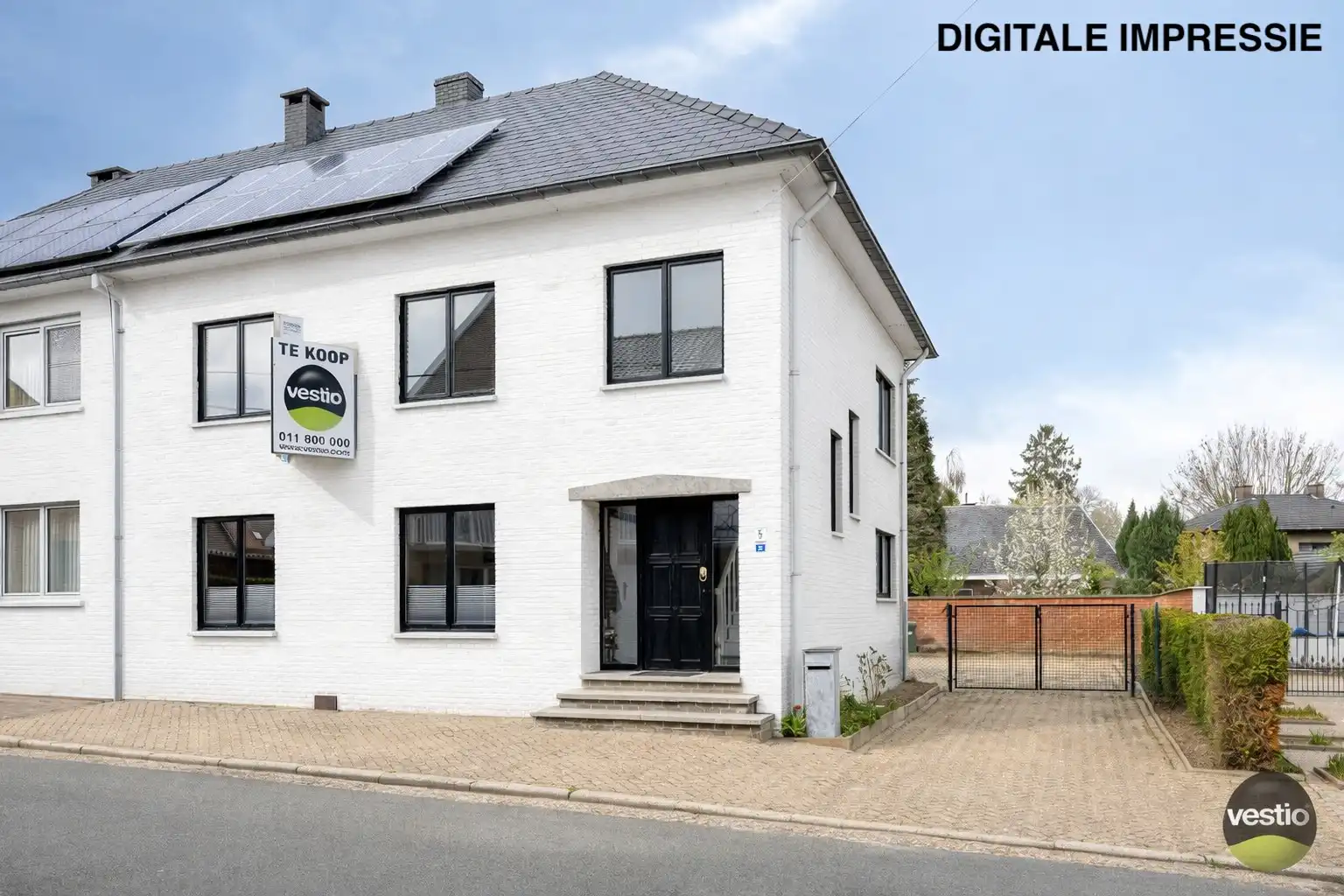 HALF VRIJSTAANDE WONING MET 4SLPK TE EIGENBILZEN. foto 2