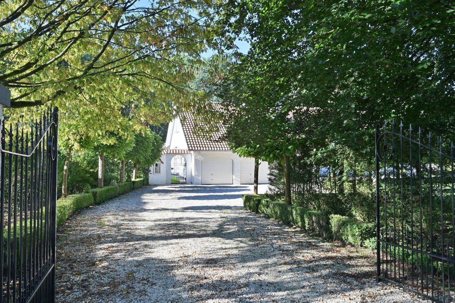 Hoofdfoto van de publicatie: Exclusief afgewerkte villa met parktuin en zwembad, rustig gelegen in villawijk aan bosrand Hoge Kempen