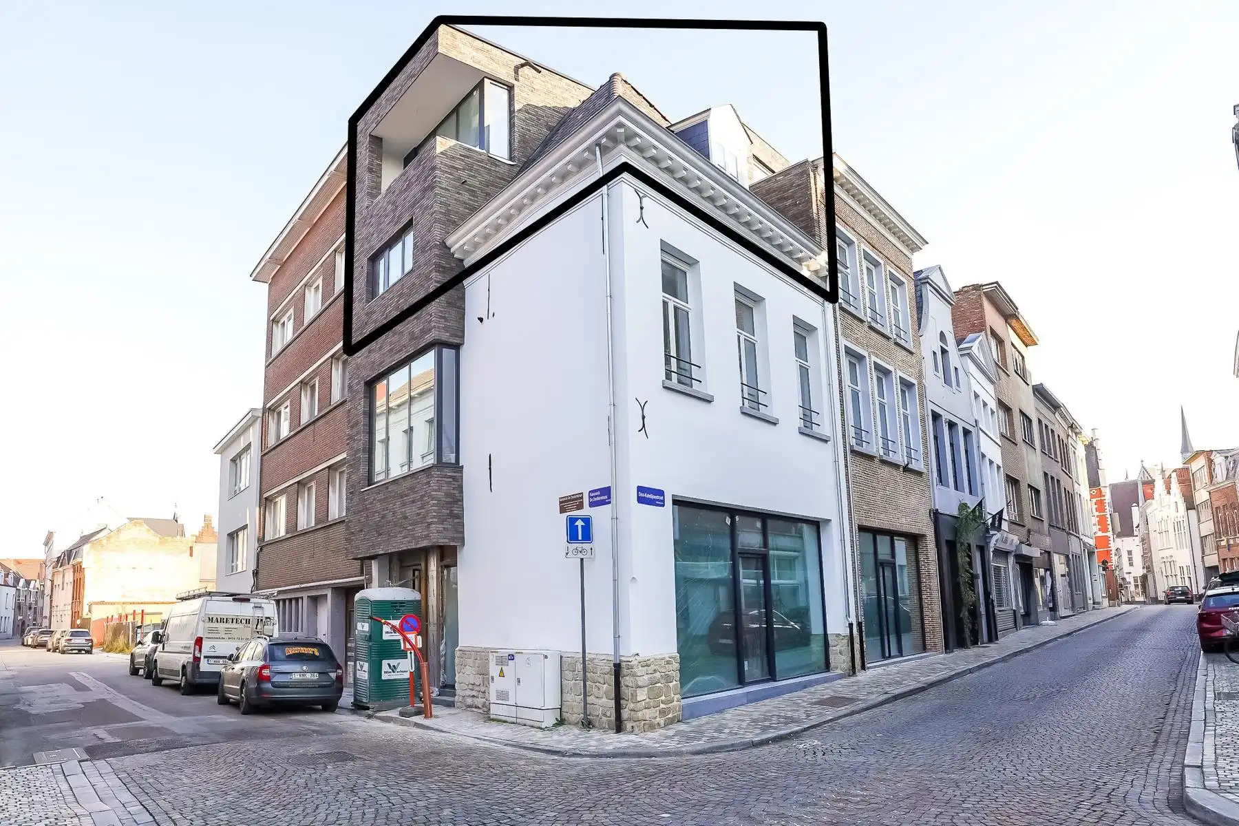 Energiezuinig duplex app met 1 slaapkamer + lift te Mechelen foto {{pictureIndex}}