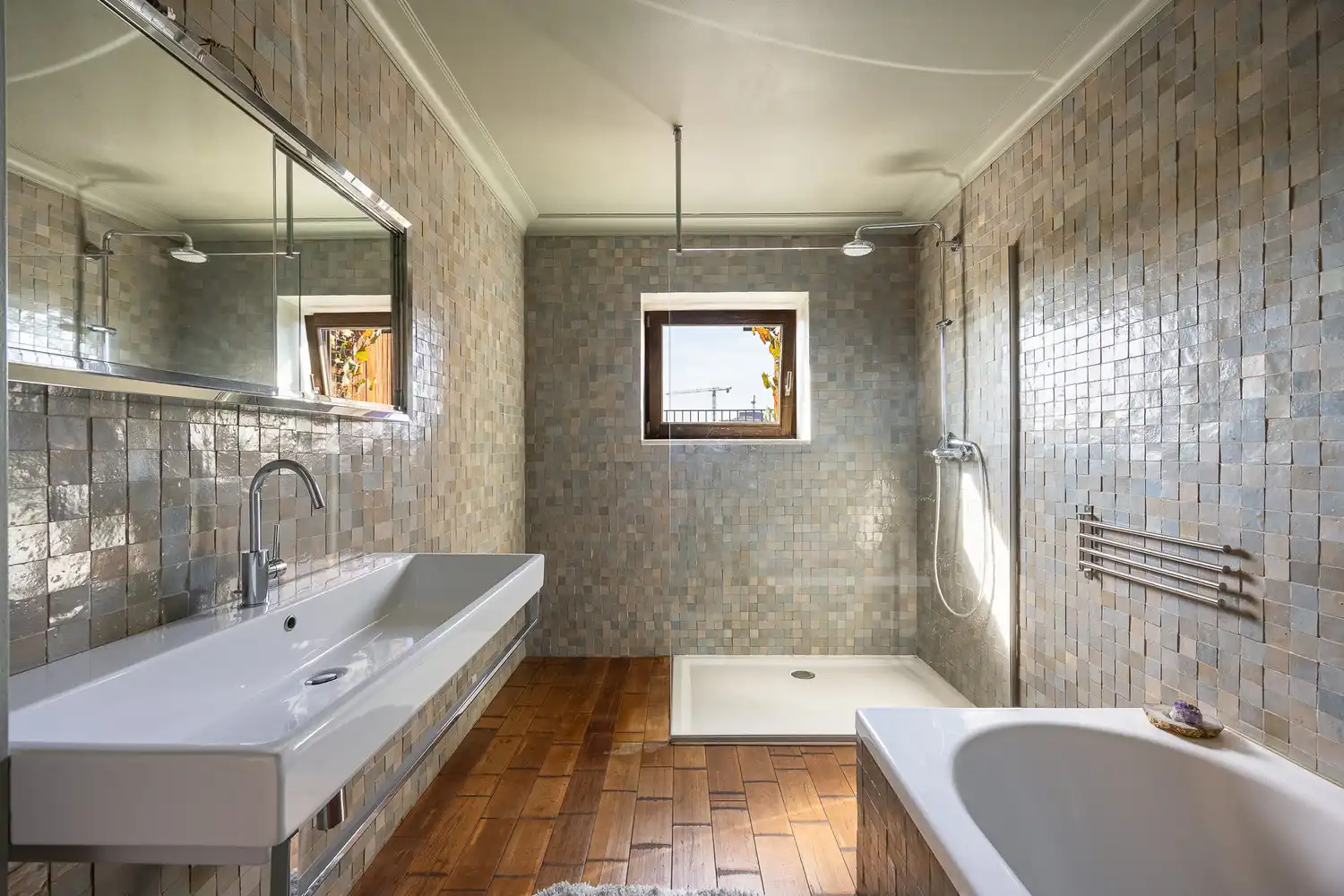Riante duplex-penthouse met twee terrassen en zicht over heel Antwerpen foto 40