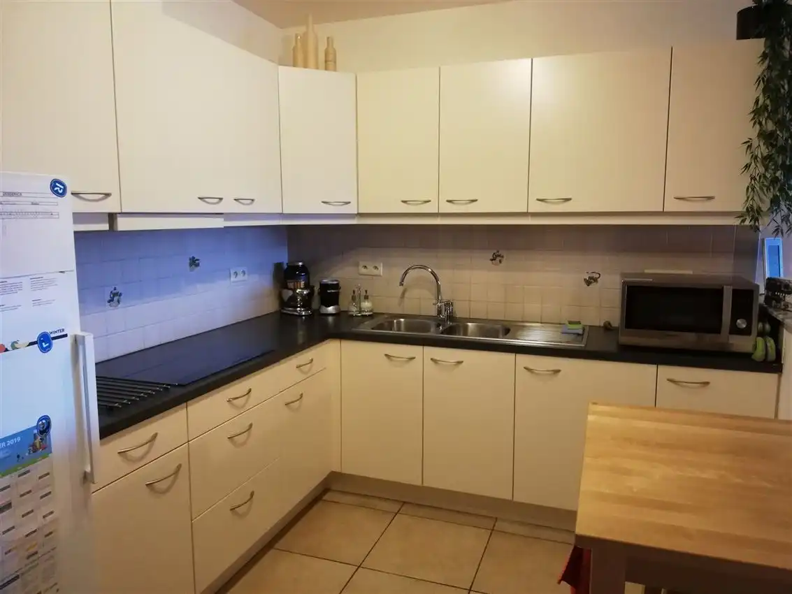 Verzorgd gelijkvloers app. met 2 slpk., terras en garage foto 8