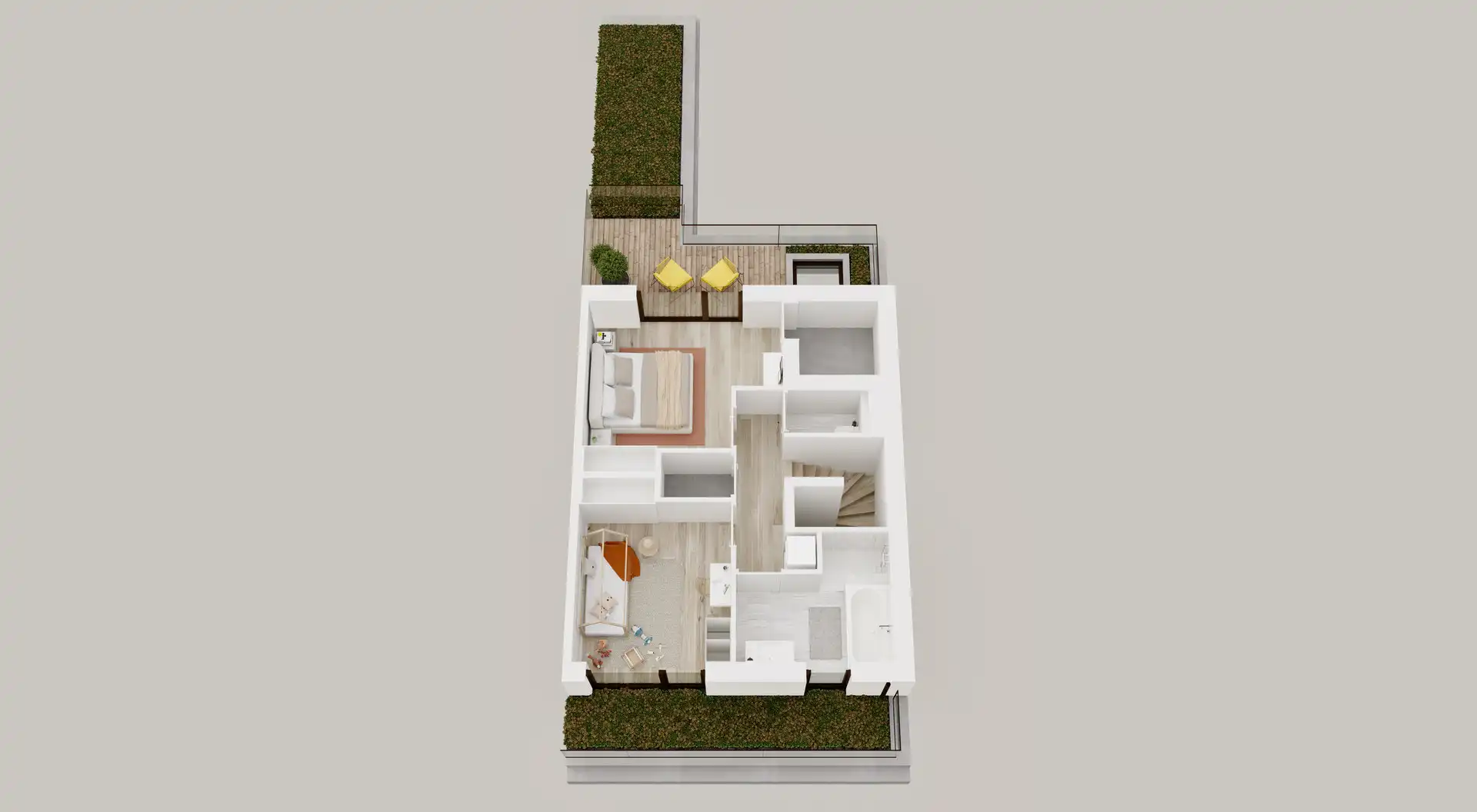 Duplex nieuwbouw appartement in het centrum foto 19