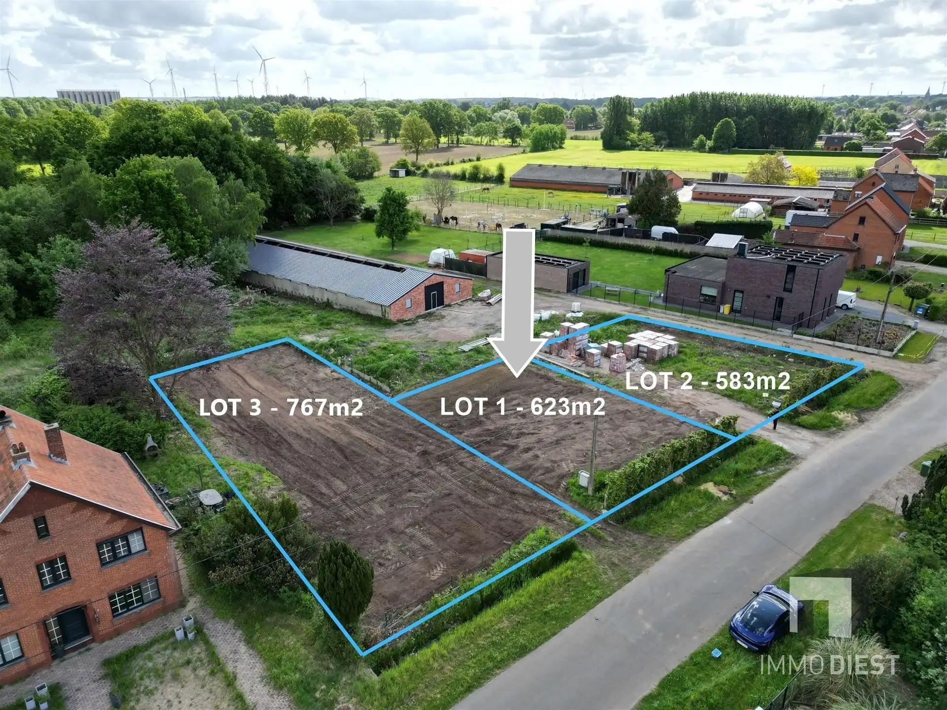 Bouwgrond - open bebouwing met vergunning!! foto 2