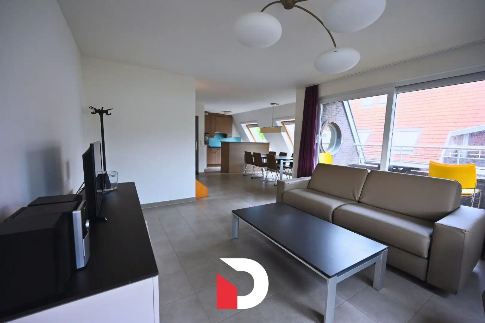 Ruim duplex appartement met tuin en terras in De Haan, 2 slaapkamers, 88m² bewoonbare oppervlakte foto 3