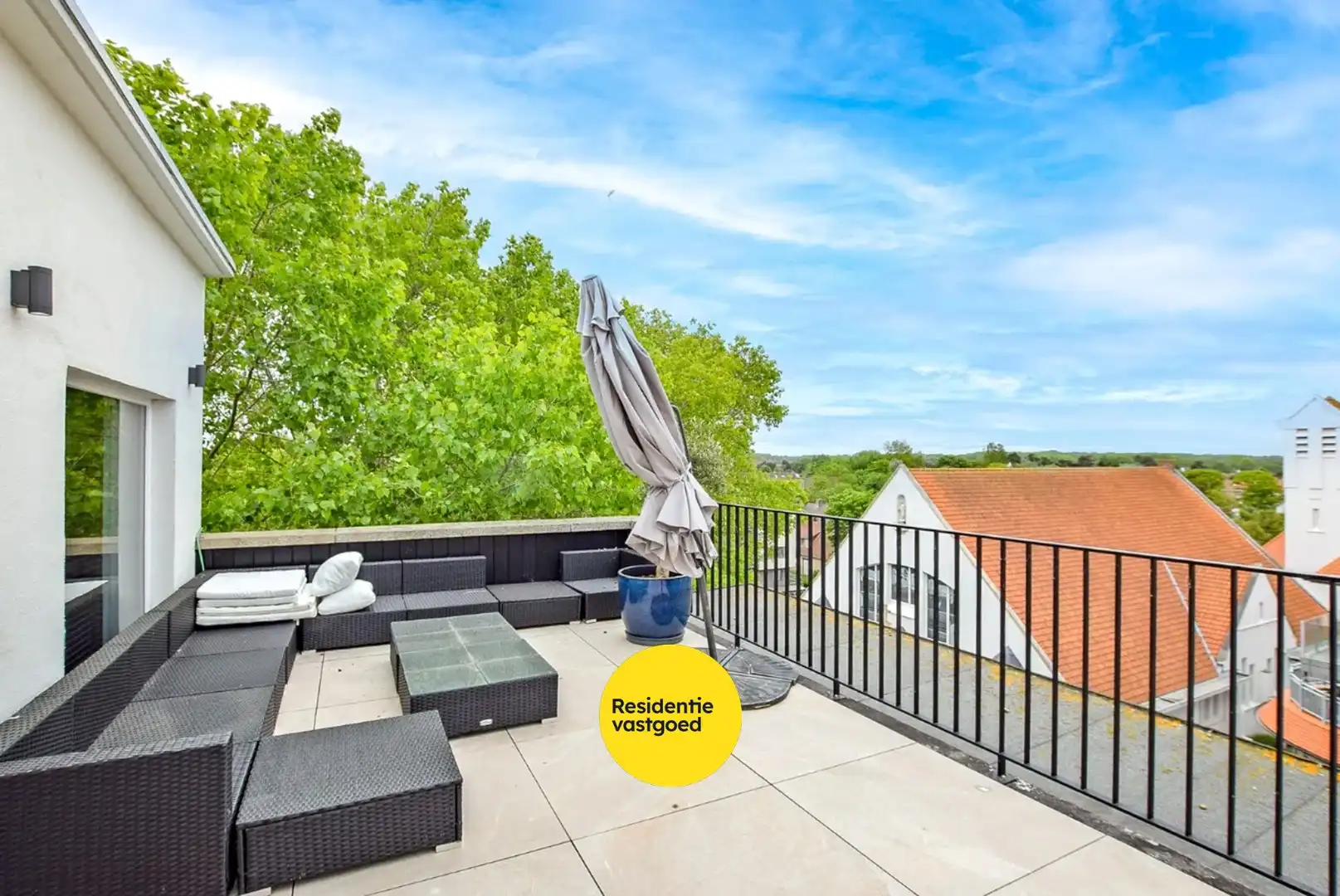 Exclusief penthouse (99m²) met maar liefst 100m² dakterras te Sint-idesbald (Koksijde).  foto 15