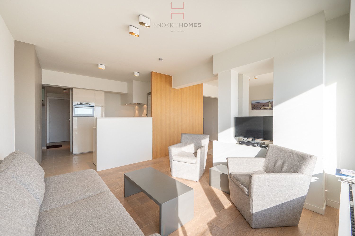 Breed appartement met fenomenaal zicht over het Albertstrand in Duinbergen foto 4