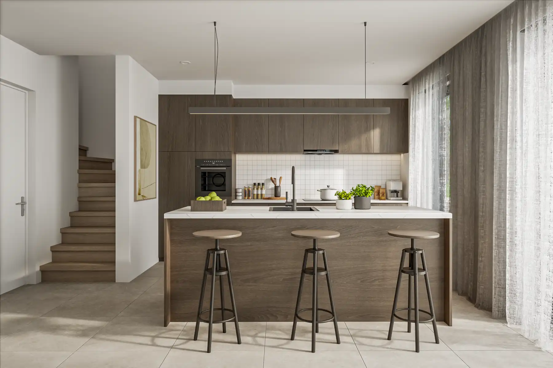 Ruime energiezuinige woning met open zicht te Gistel. foto 4