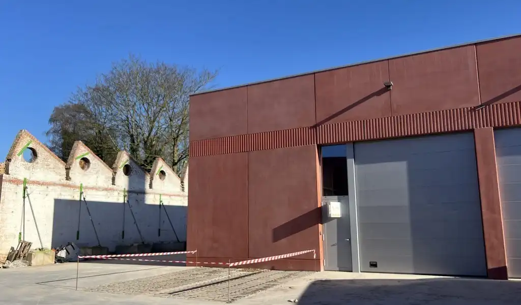 Nieuwbouw loods te koop in fase II Walle Kortrijk foto 14