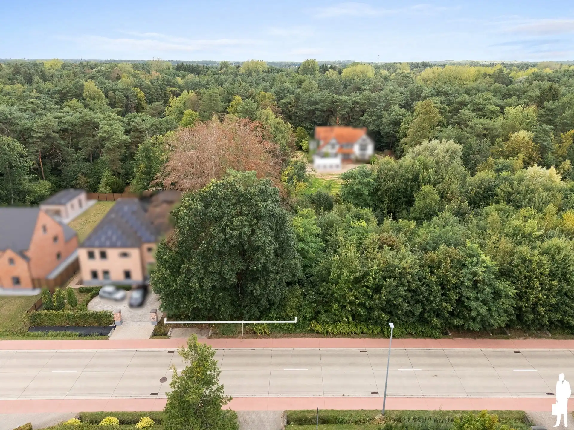 Villaperceel van ca. 9 are - zicht op achterliggende natuur foto 2