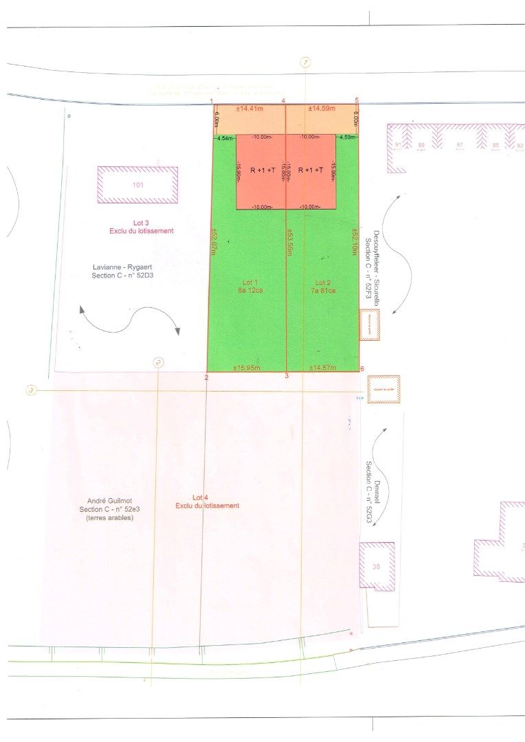 Een mooi gelegen bouwgrond voor halfopen bebouwing (LOT 2) foto 2