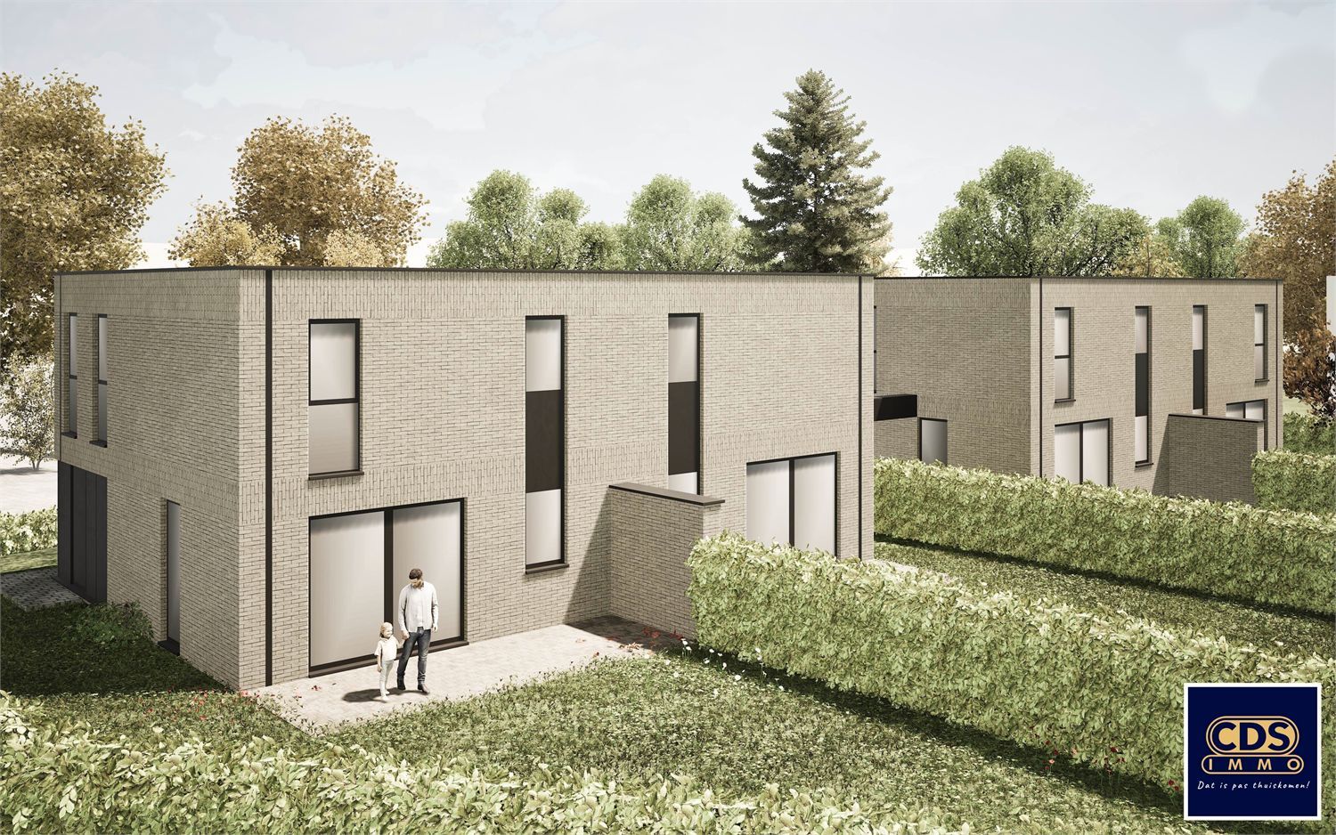 Vier moderne halfopen woningen foto 9