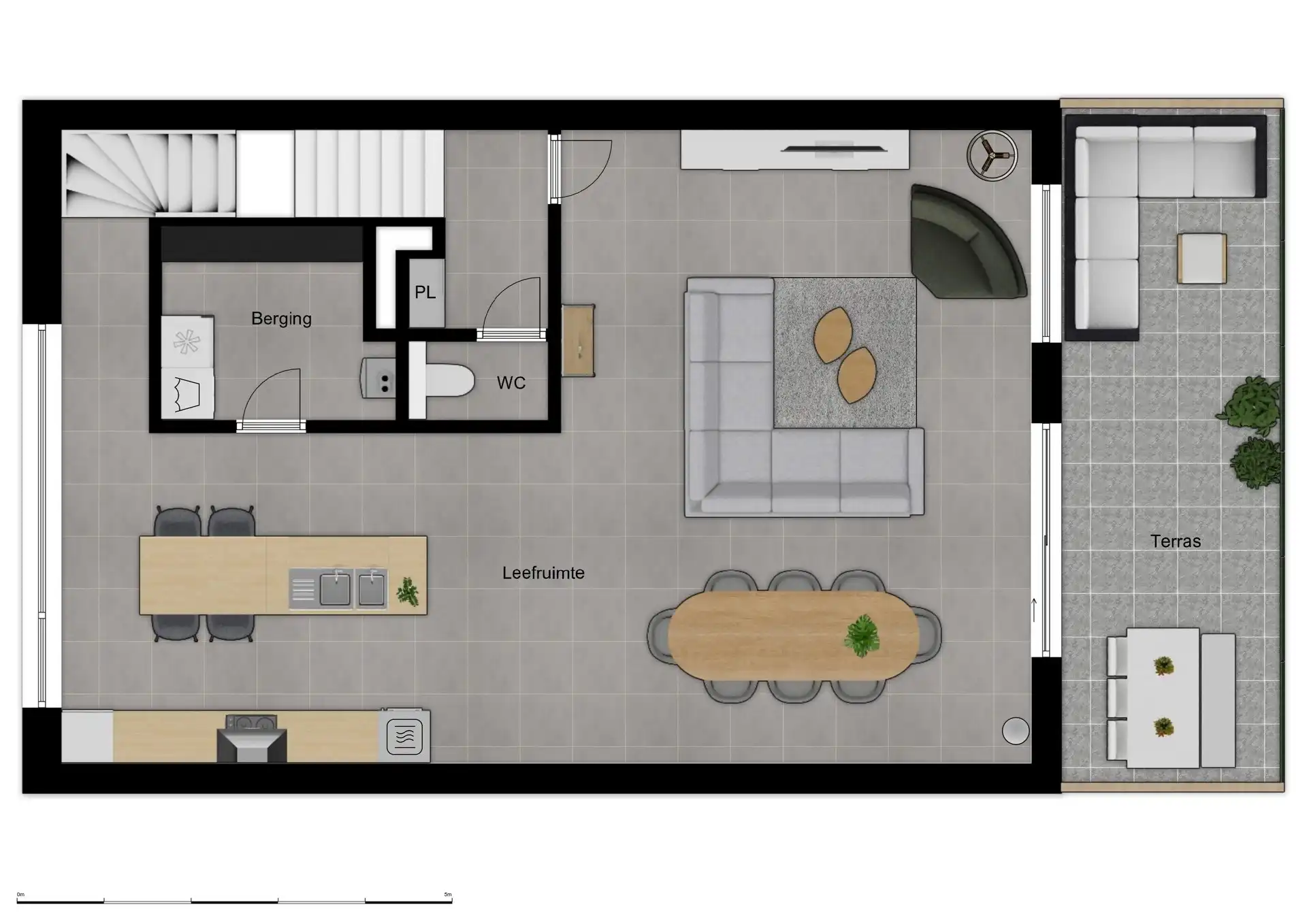 Ruime triplex woning met 3 slaapkamers en 2 parkeerplaatsen nabij het centrum van Stekene (159m²) foto 29