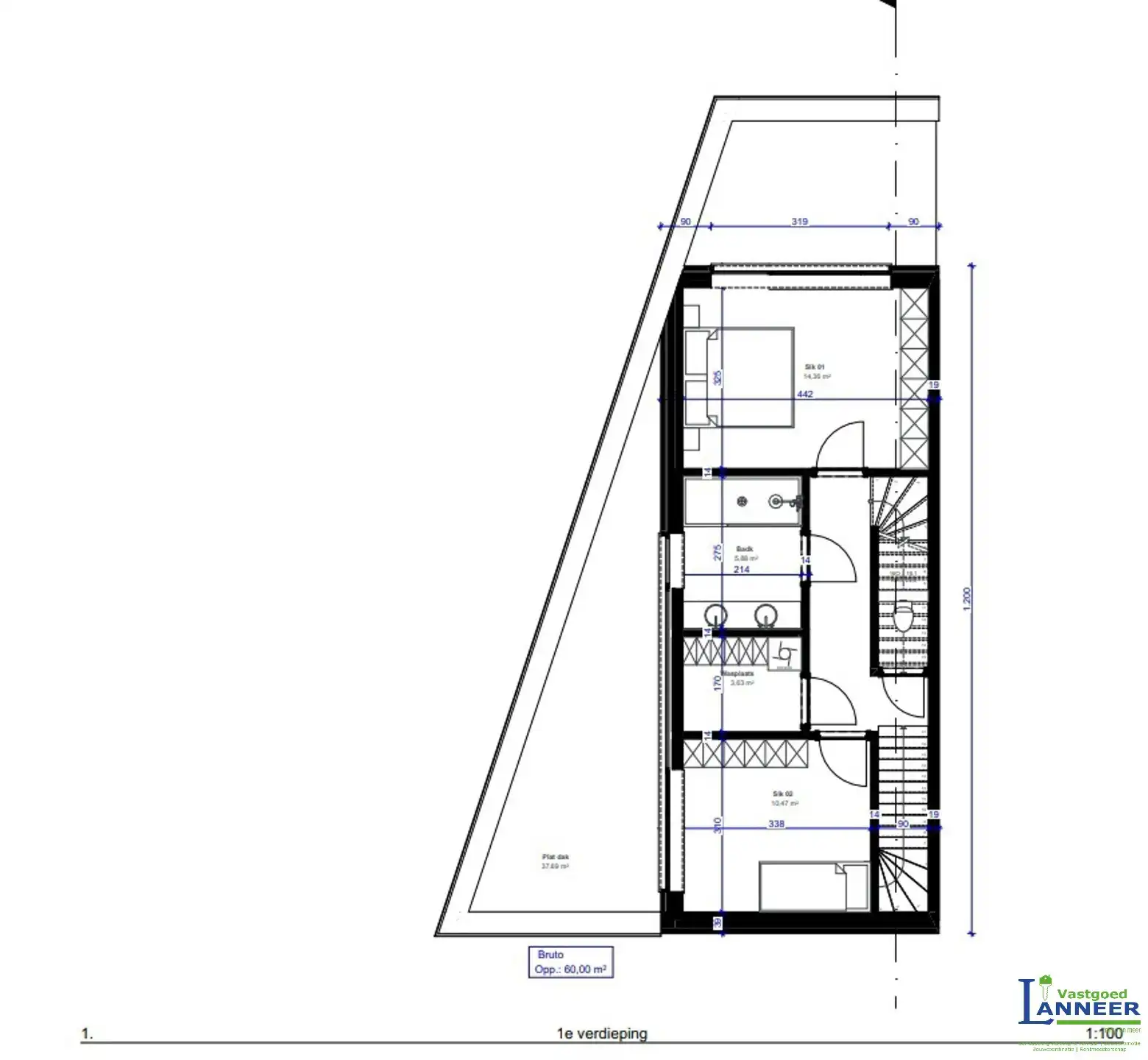 Bouwgrond voor halfopen bebouwing op strategische ligging foto 3