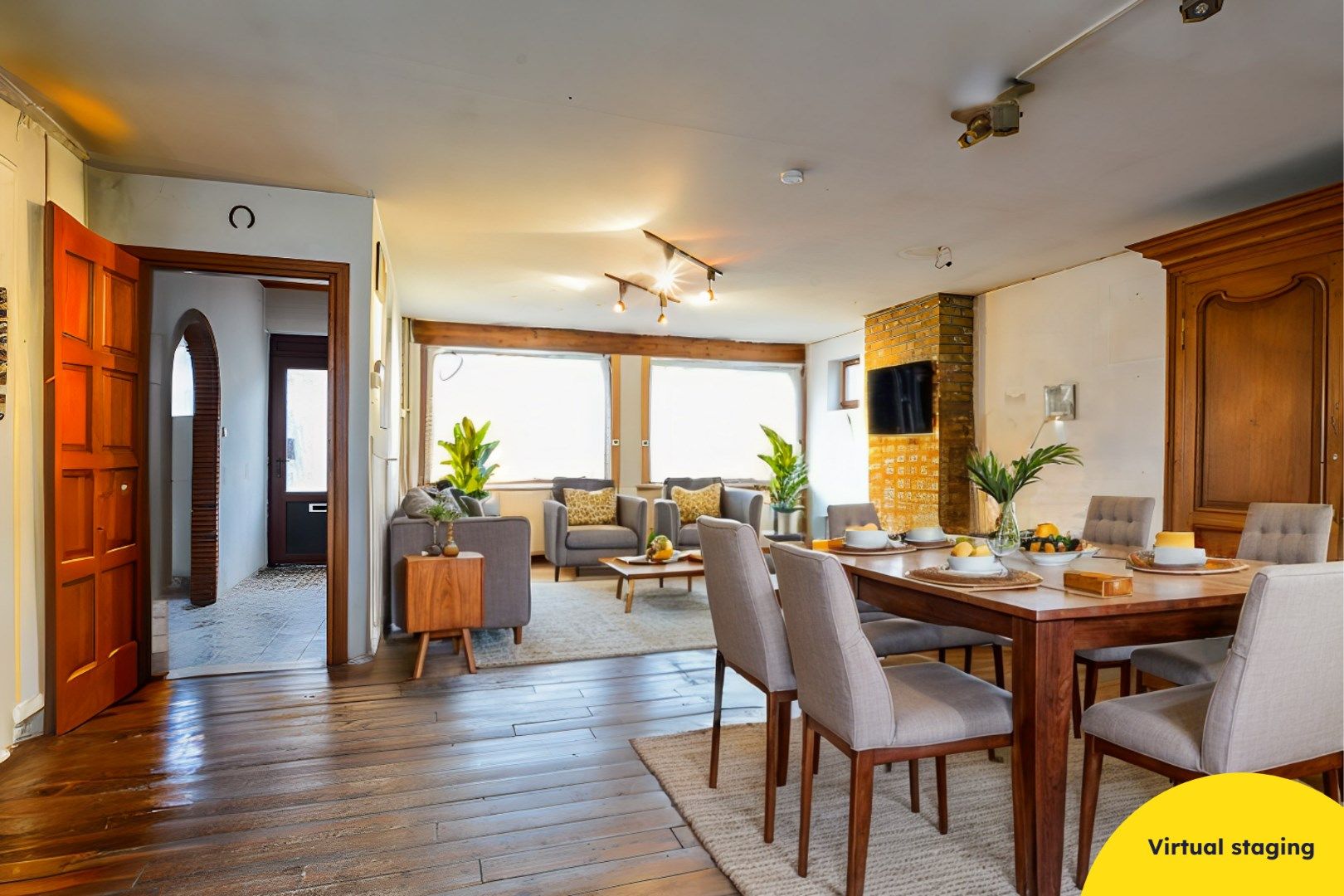 Ruime halfopen bebouwing met potentieel in het hart van Stalhille! foto 6