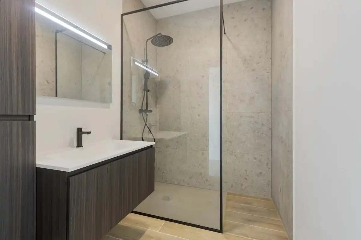 EXCLUSIEF EN KWALITATIEF NIEUWBOUWAPPARTEMENT VAN 163 M² MET 3 SLPK'S, 2 BADK'S EN RIANTE TERRASSEN IN MUNSTERBILZEN foto 18