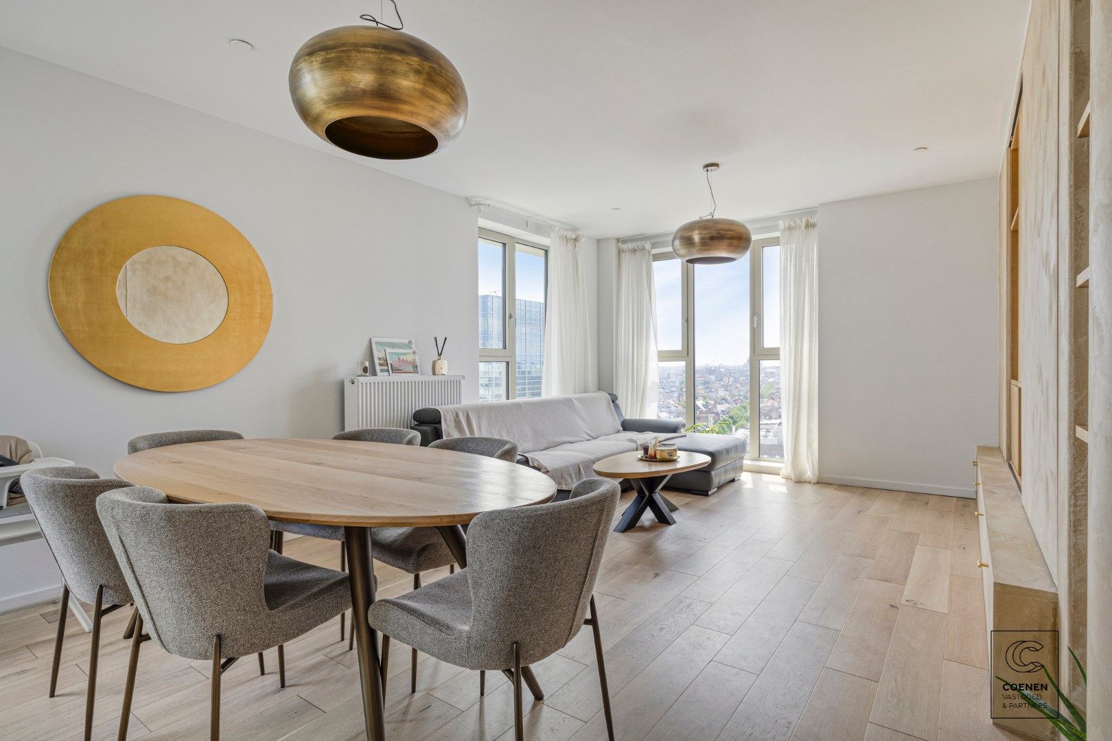 Design appartement van 83 m², twee slaapkamers en een ruim terras met een prachtig uitzicht over Antwerpen! foto 3