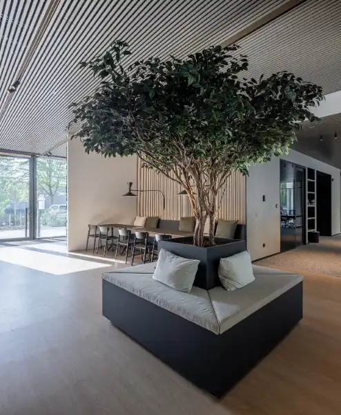 Exclusieve gemeubelde kantoren van 525 m² in Sint-Denijs-Westrem foto 2