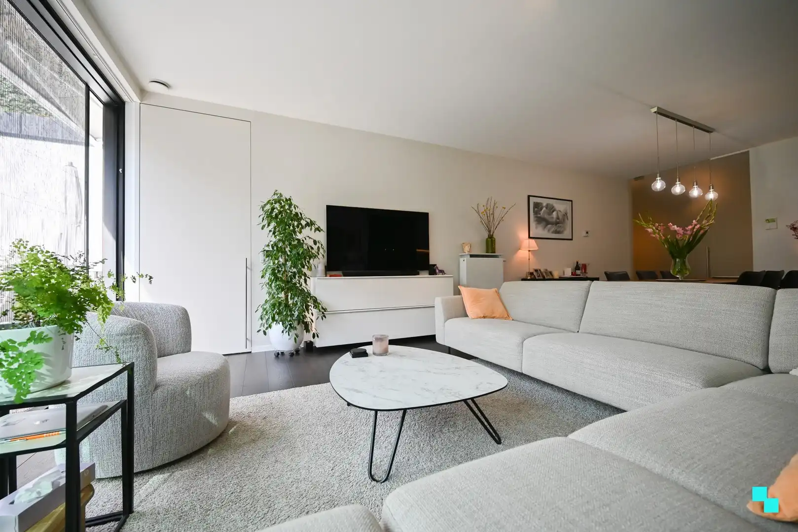 Uitzonderlijk hoogwaardig afgewerkt gelijkvloers appartement langs de Mandel foto 8