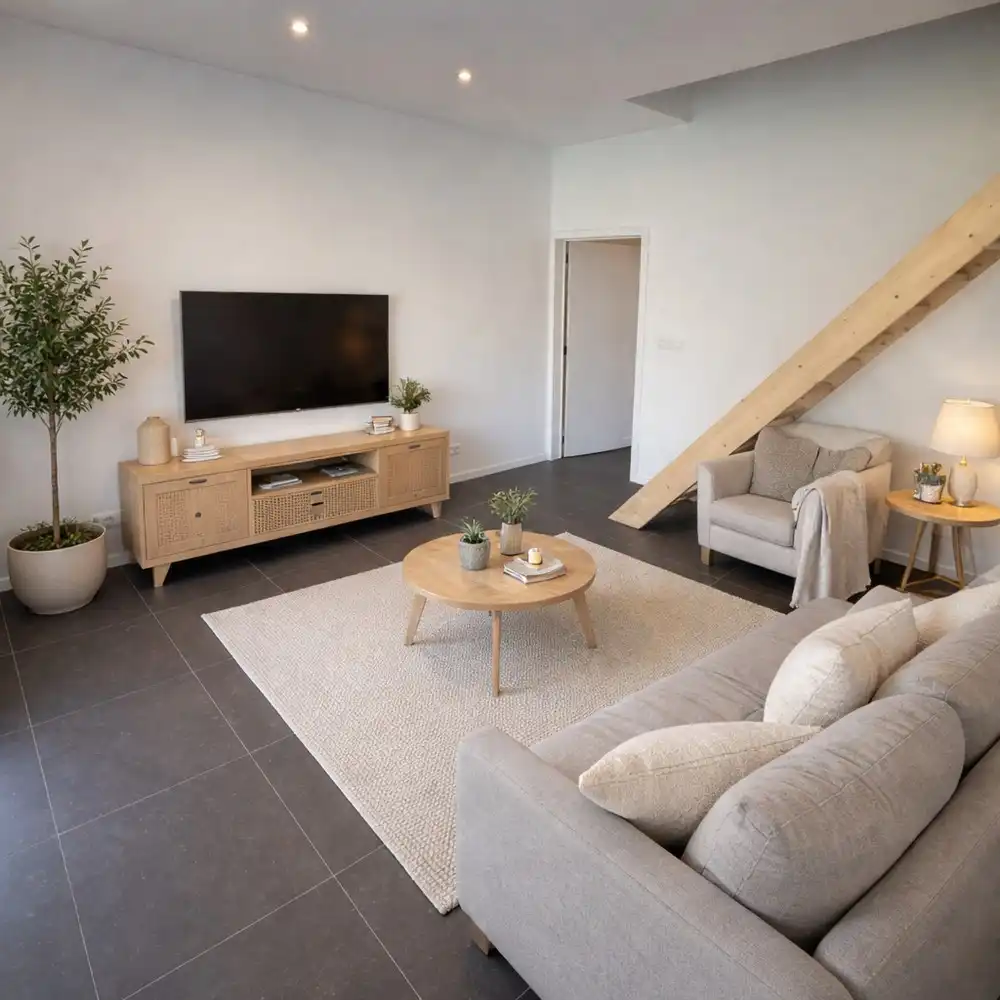 Volledig gerenoveerde energiezuinige woning (EPC A) en tuin in hartje Rumbeke foto 4