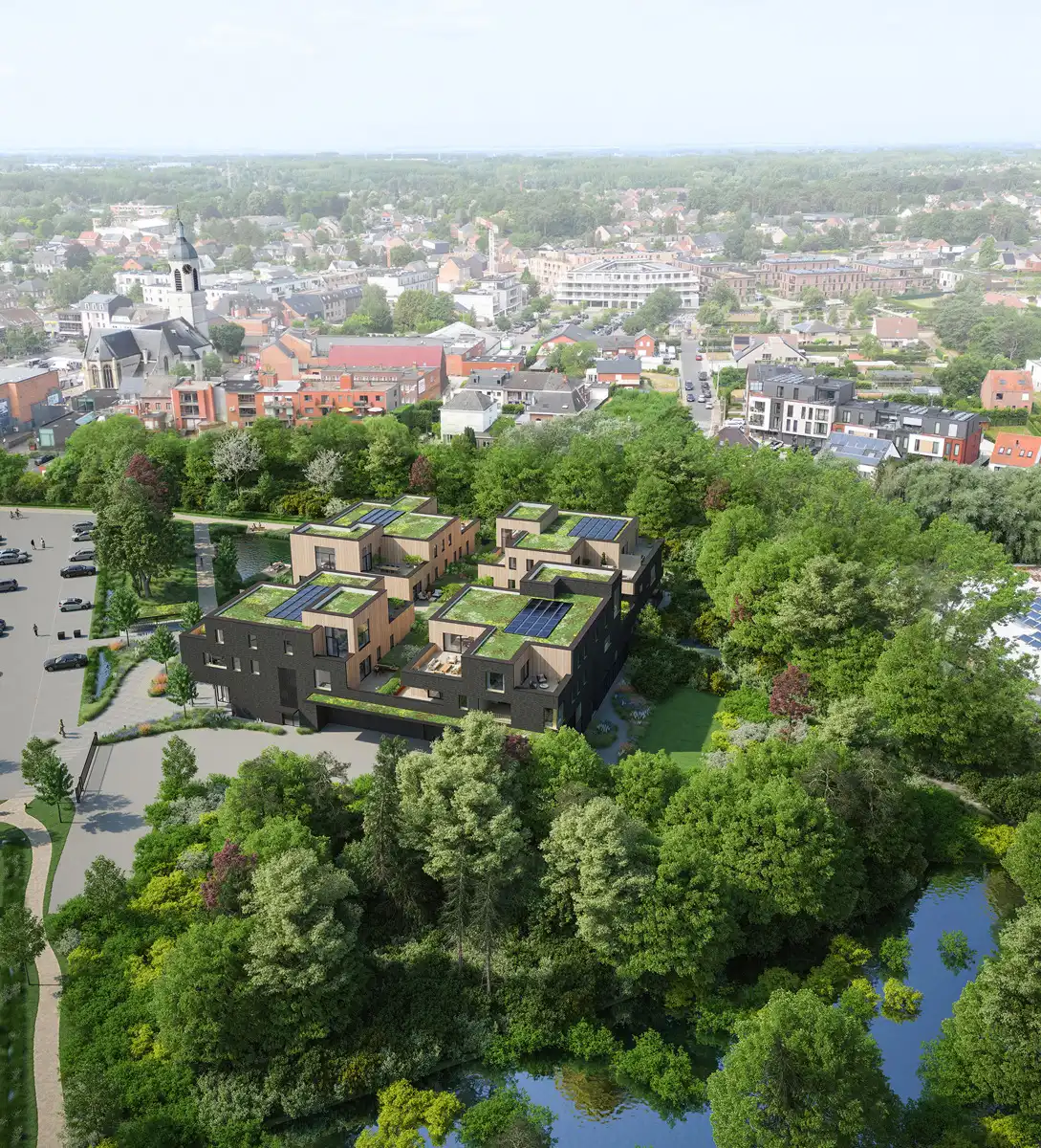 Nieuwbouw penthouse +-43m2terras en instapklaar binnen enkele maanden! foto 2