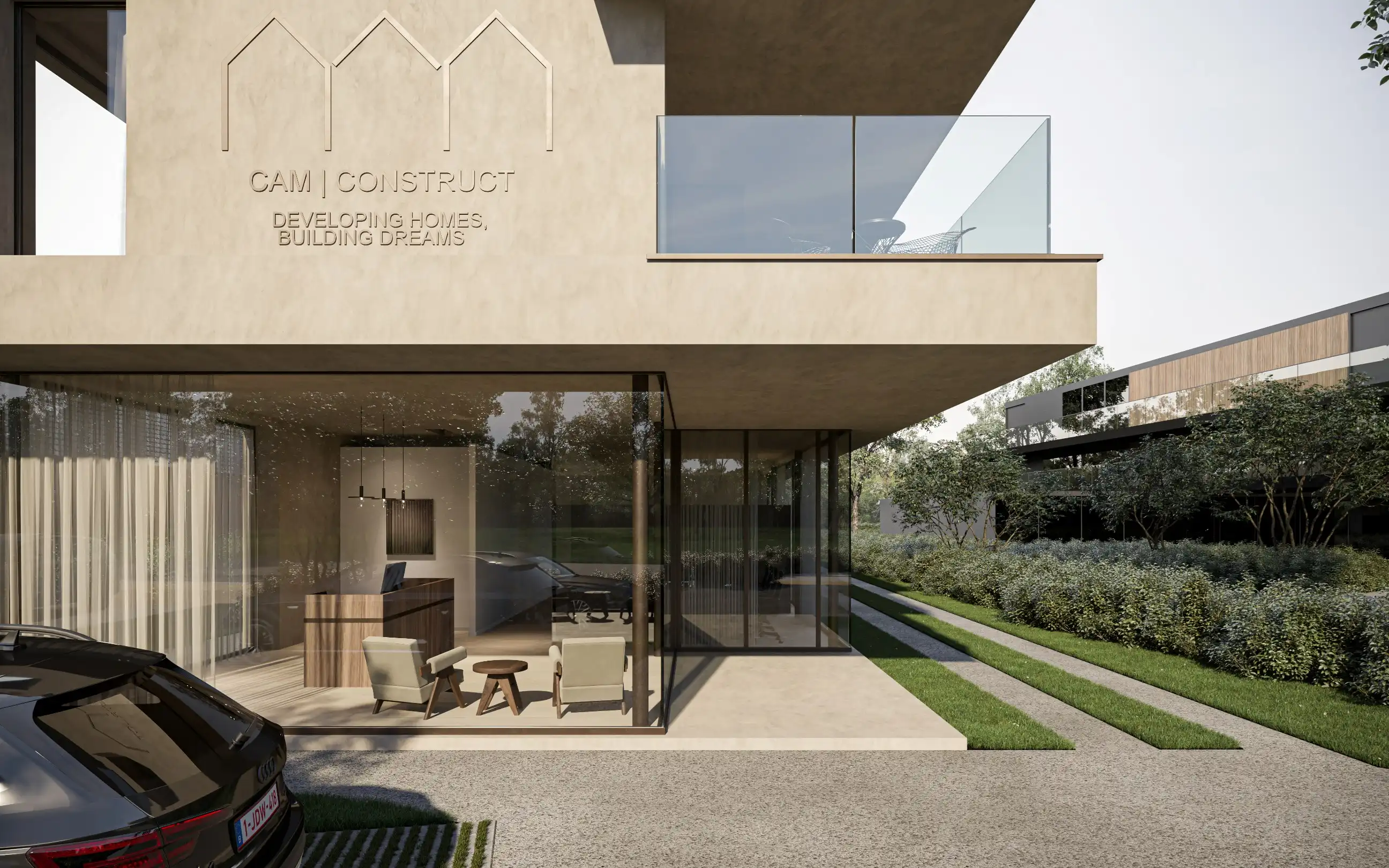 Res. Westlane - Handelspand met grote visibiliteit op de Natiënlaan te Knokke  foto 2