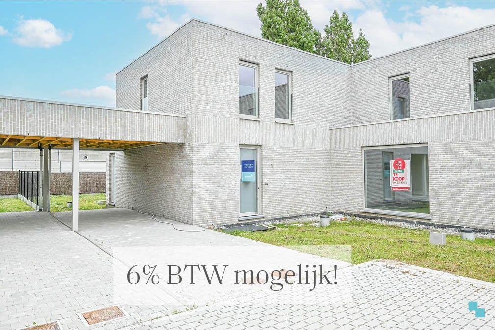 Hedendaagse, energiezuinige nieuwbouwwoning te Waregem foto {{pictureIndex}}