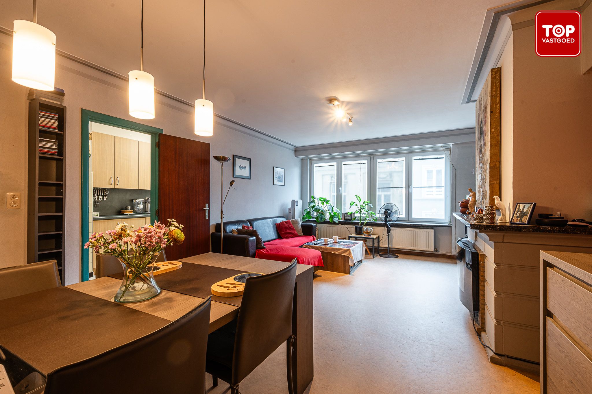 Appartement met 2 slaapkamers in het hart van Gent foto 3