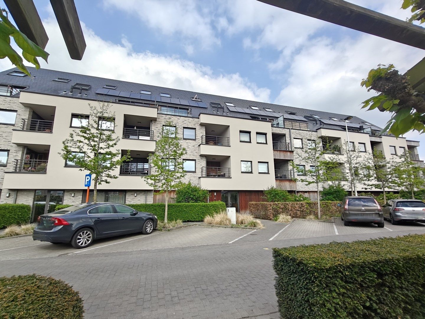 Ruim en modern duplex-appartement met twee terrassen en autostaanplaatsen in Lokeren foto {{pictureIndex}}