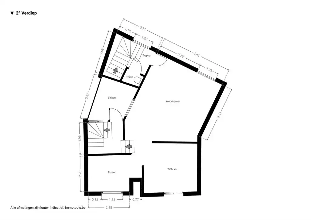 Unieke woning met eclectische gevels en dakterras foto 15