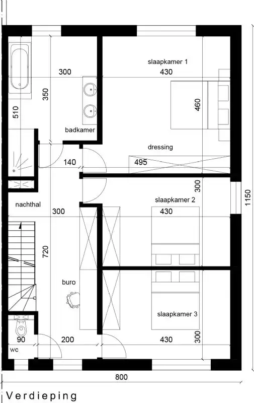 Nieuw te bouwen halfopen woning te Dentergem. foto 4