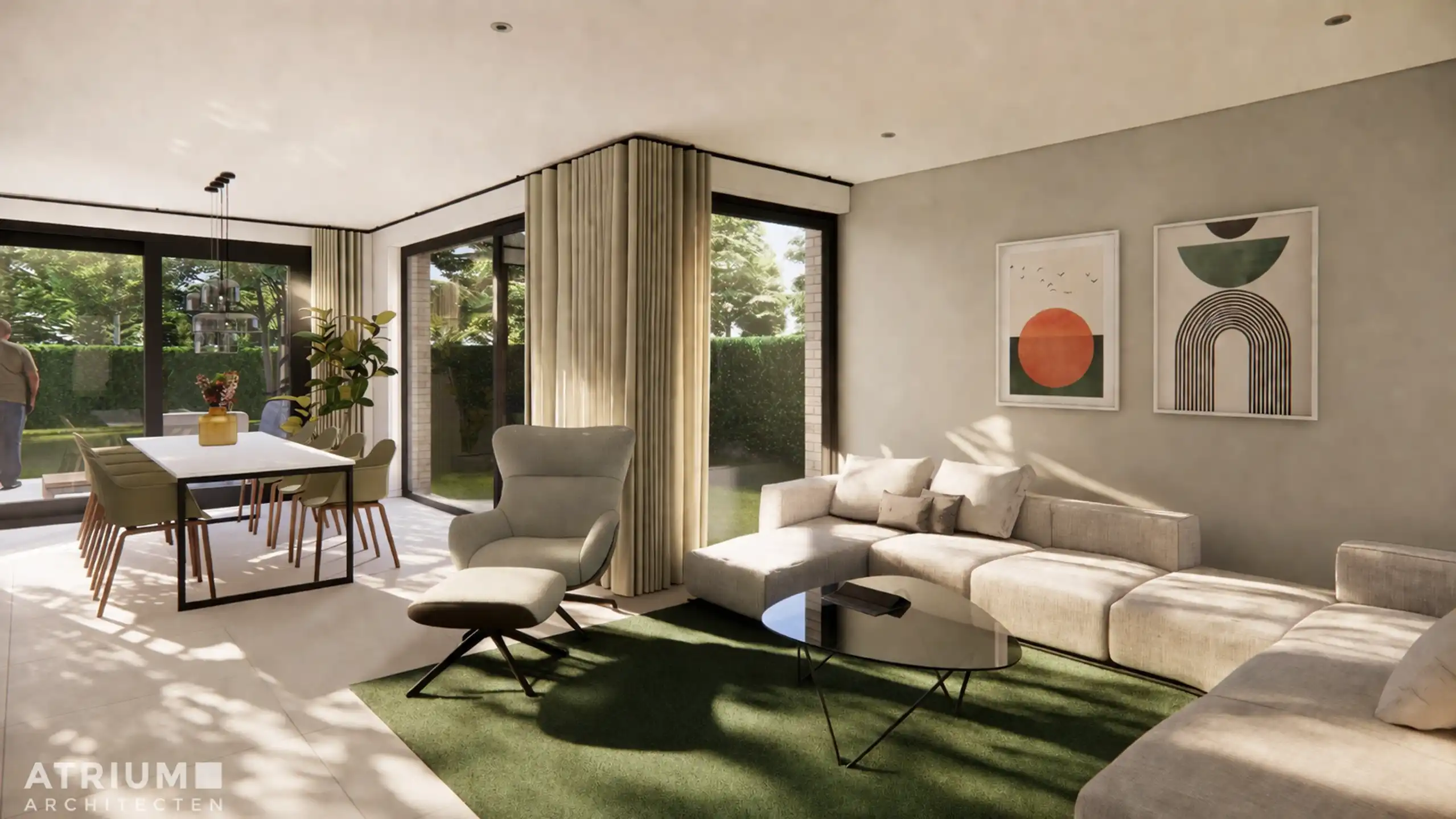 Bouwgrond open bebouwing met vergund plan - 1973m² foto 7