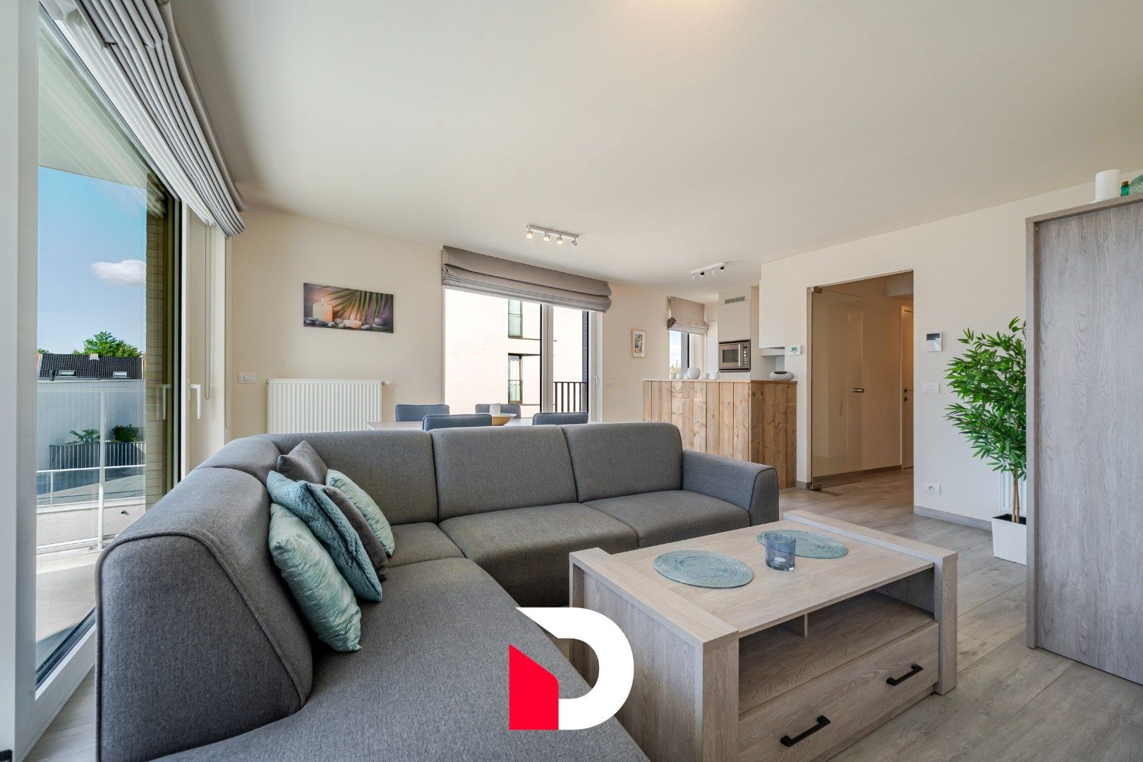 Hoekappartement met ruim terras in nieuwbouwresidentie te Sint-Michiels foto 5