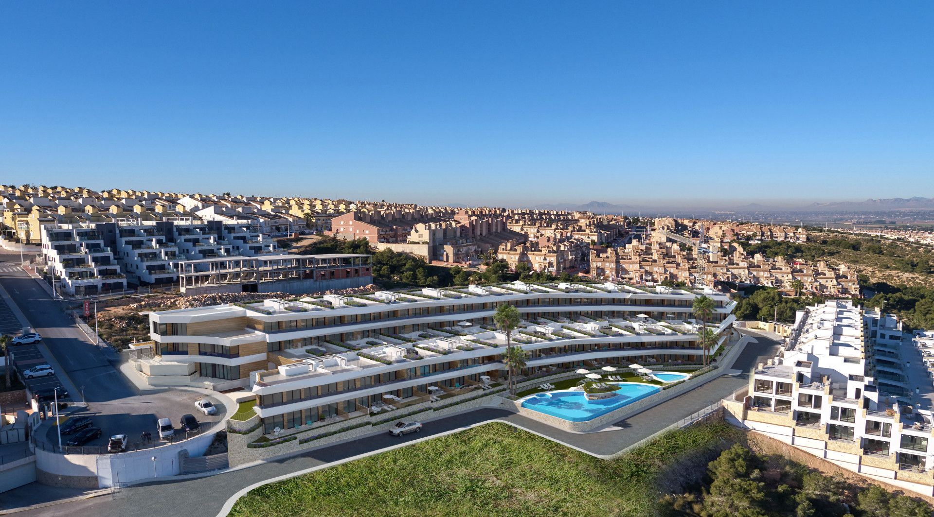 Uniek complex op prachtige locatie in Gran Alacant foto {{pictureIndex}}