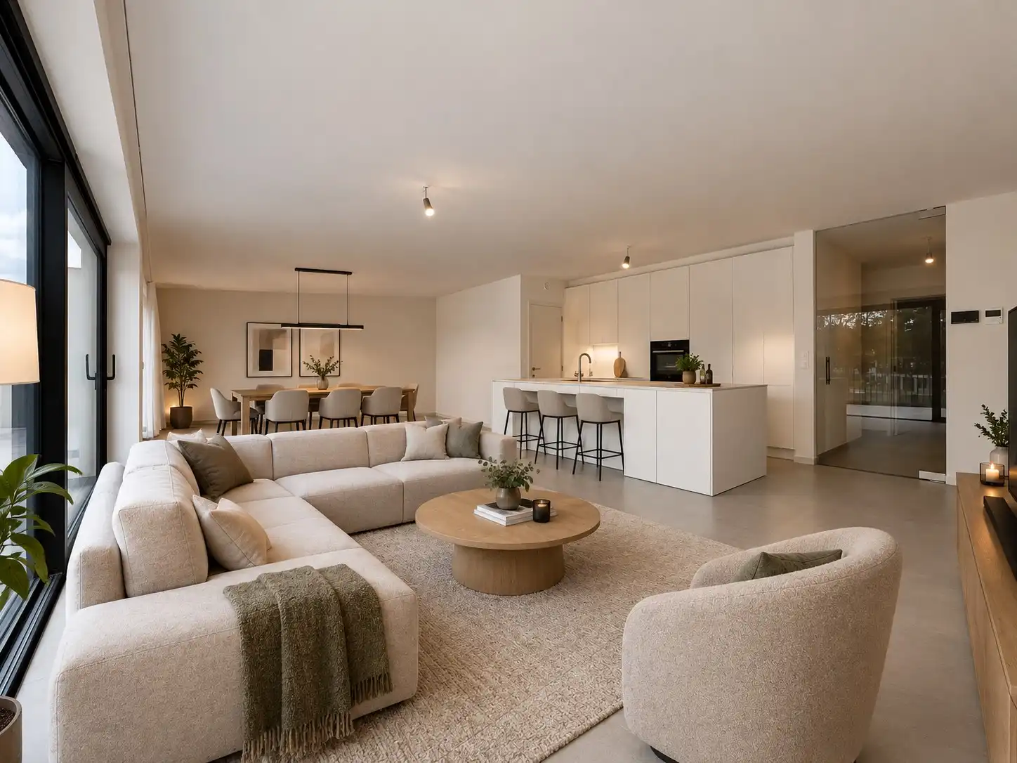 Nieuwbouwappartement te koop in Marke met 2 slaapkamers, zeer ruim terras van 50m² en een ruime woonoppervlakte foto 2