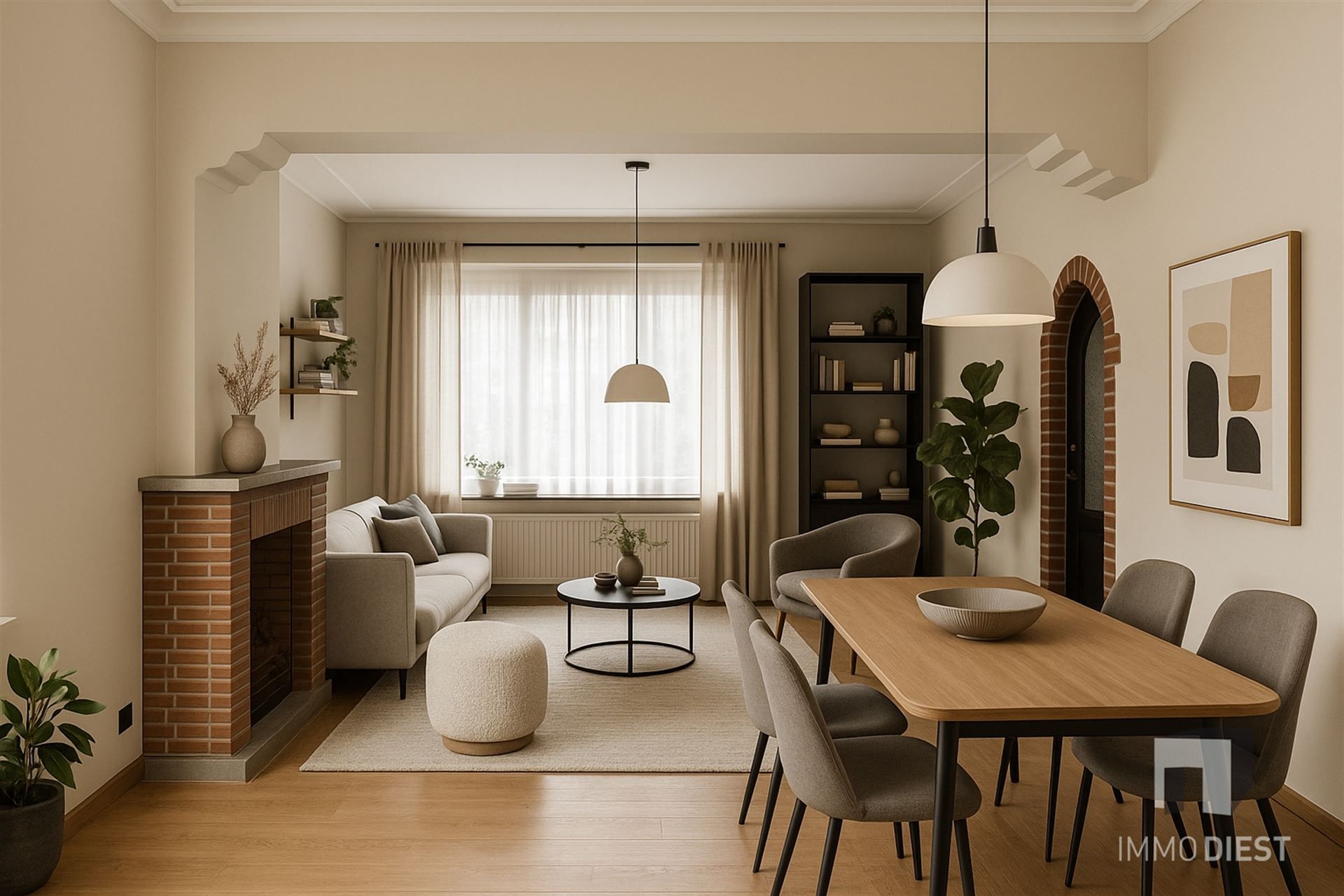 Hoofdfoto van de publicatie: Woning nabij station - 3 slpks, bureau, garage en tuin