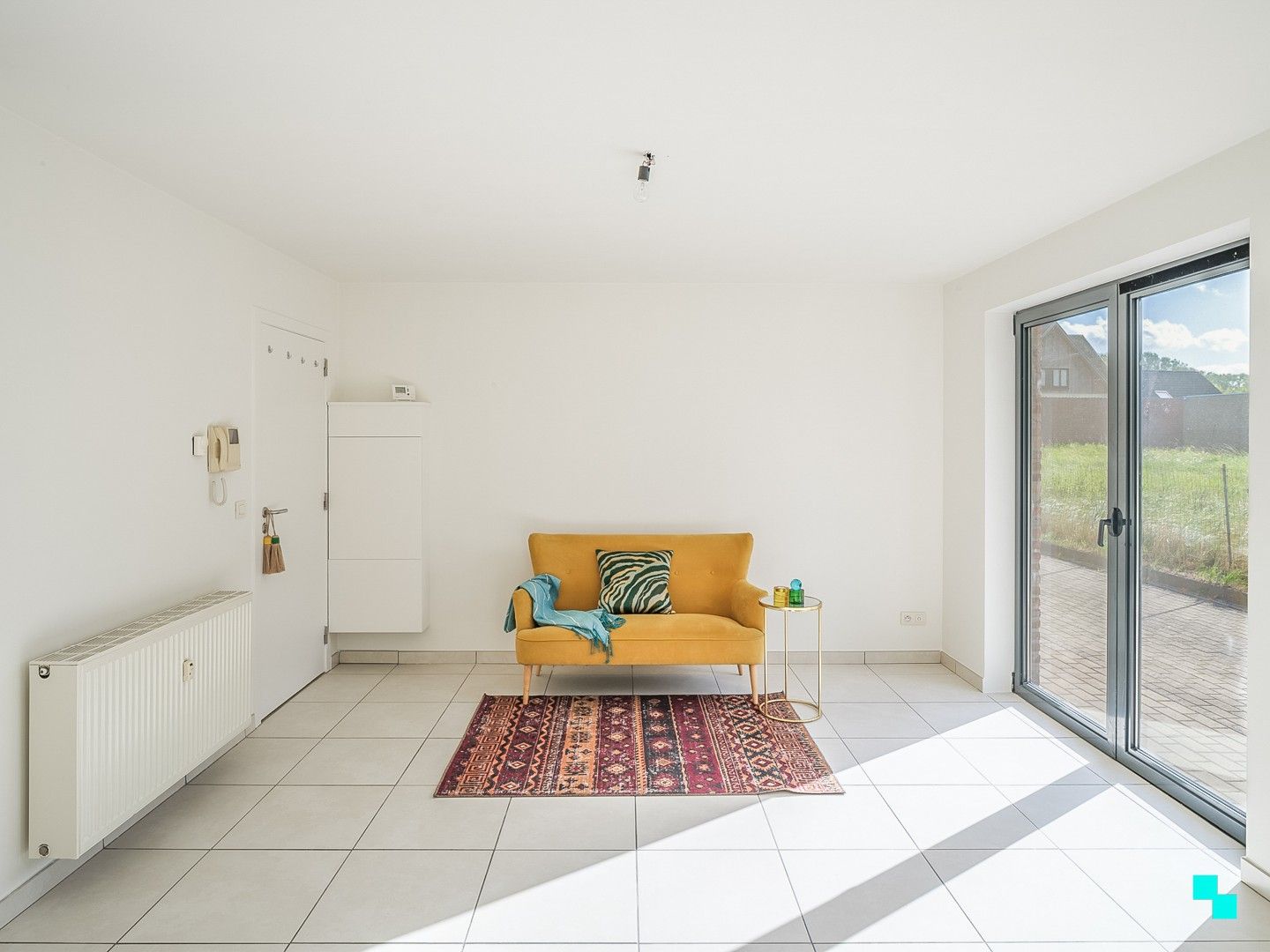Gelijkvloers appartement met één slaapkamer in het hart van Merelbeke foto 2