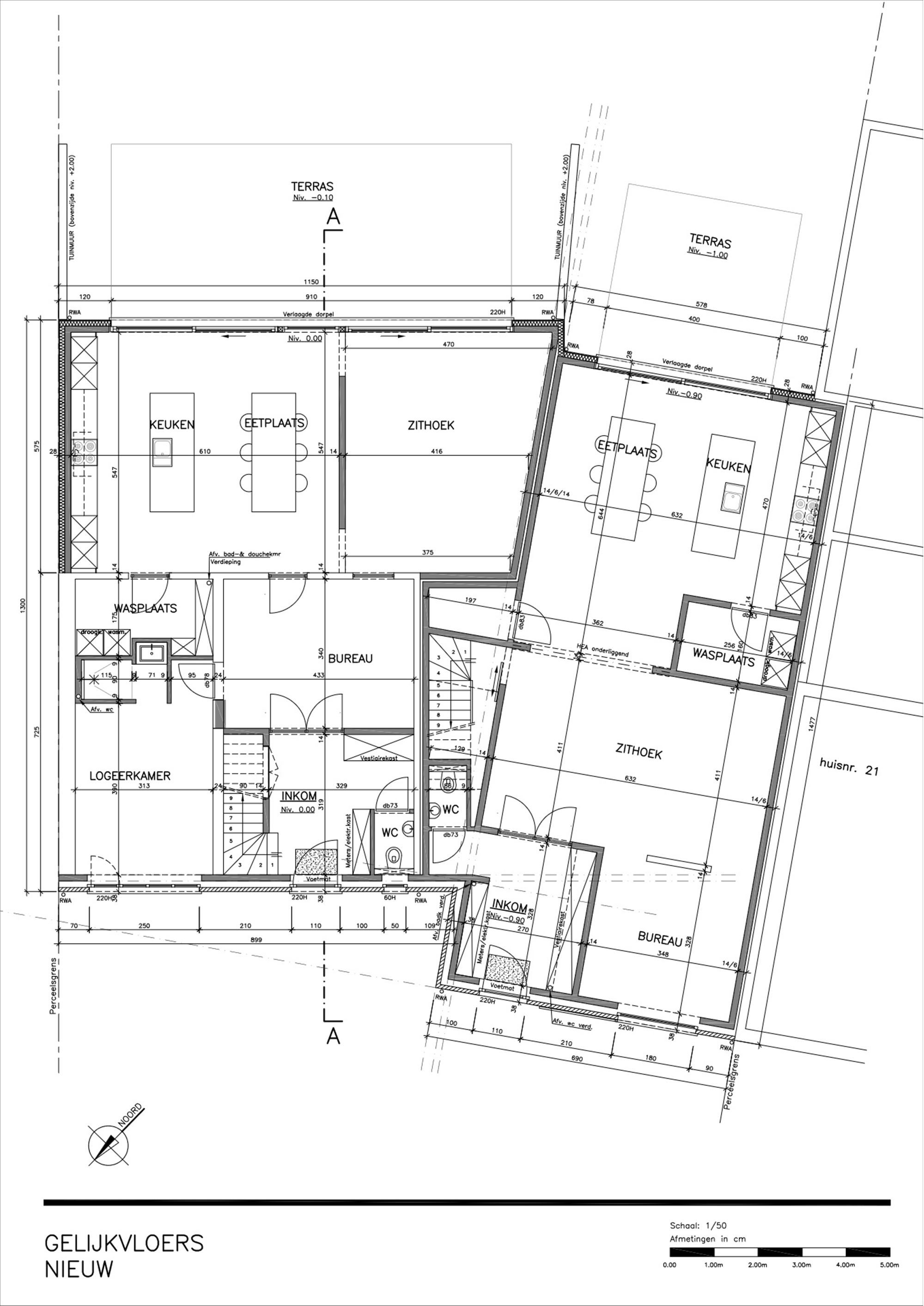 Bouwgrond met plan en vergunning op een terrein van 1107m²  foto 2