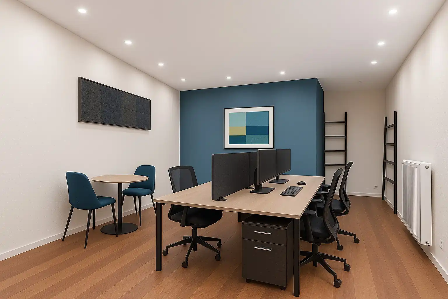 Kantoor met woonst en privé-parking te Roeselare foto 14