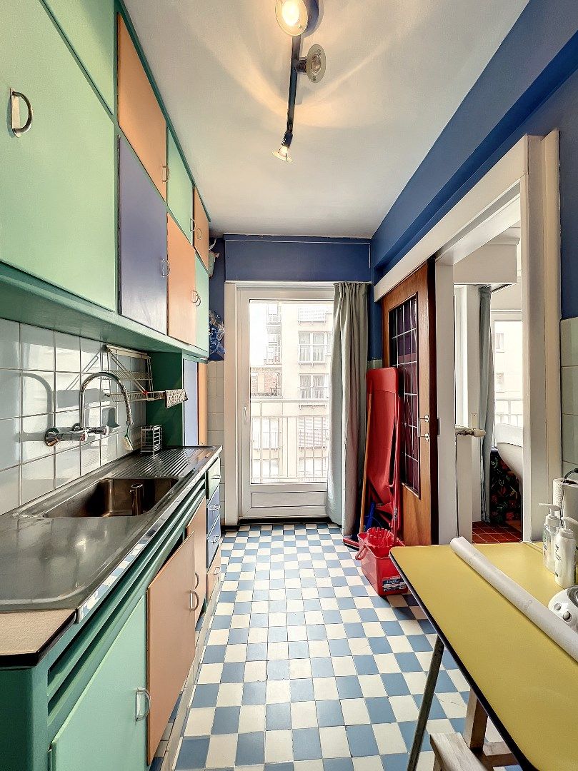 Lichtrijk 2-slpk appartement - lateraal zeezicht - terras.  foto 8