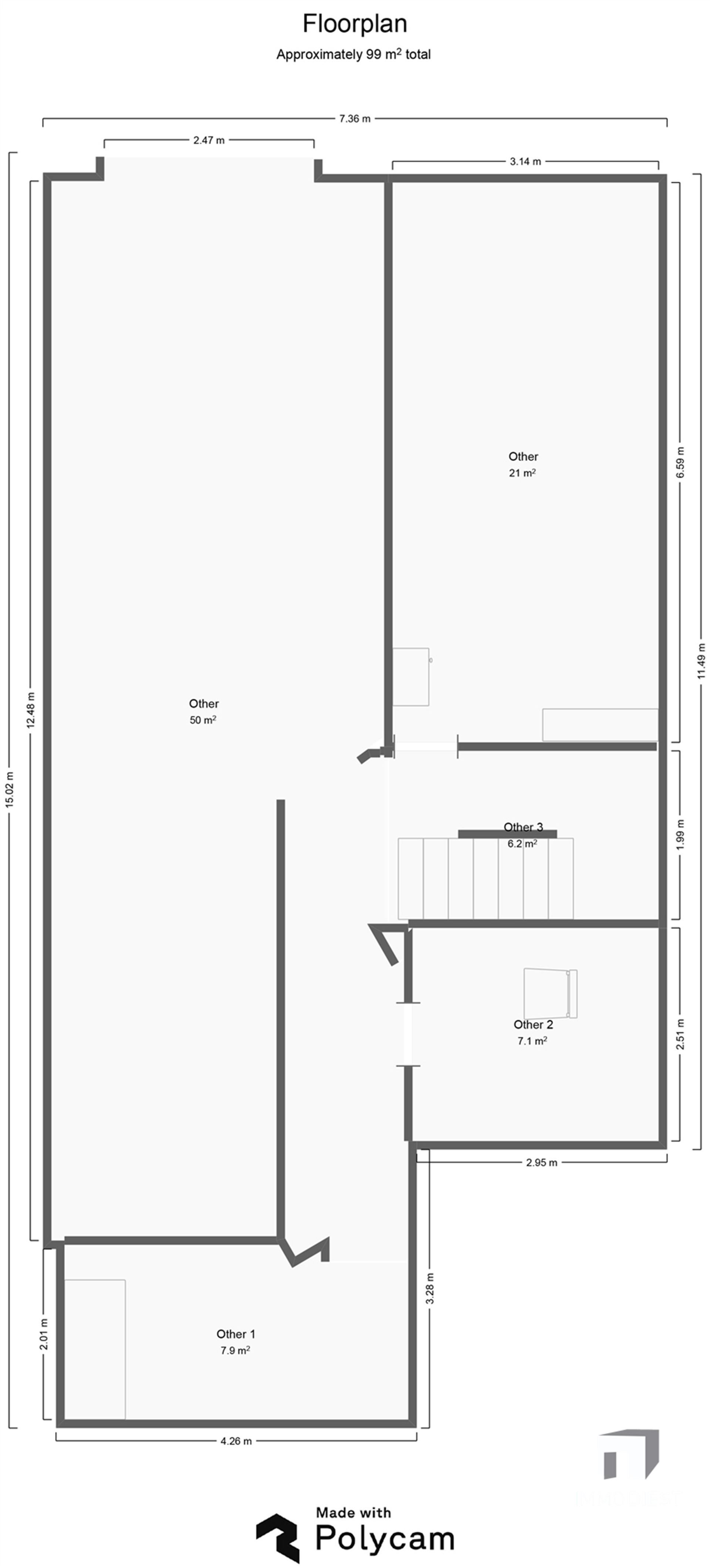 Building met 3 woonentiteiten en 3 garages foto 34