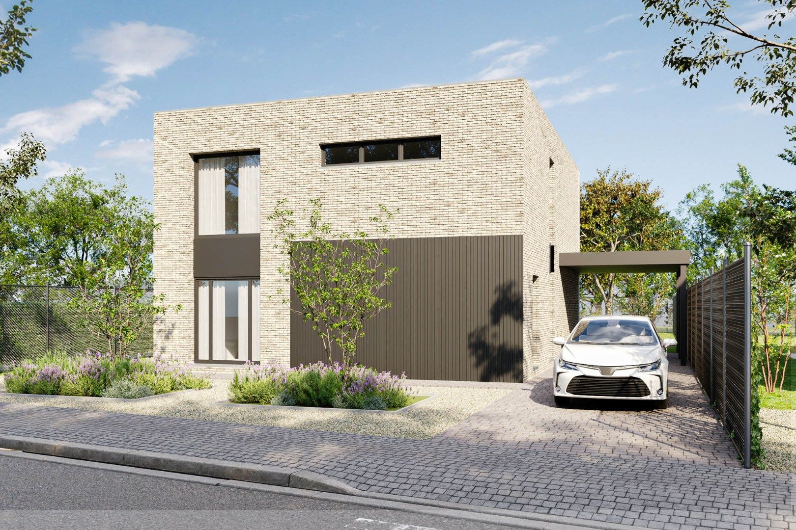 Vrijstaande, rustig gelegen woning in een moderne bouwstijl op een fraai perceel, mogelijkheid tot aankoop aan 6% BTW! foto {{pictureIndex}}