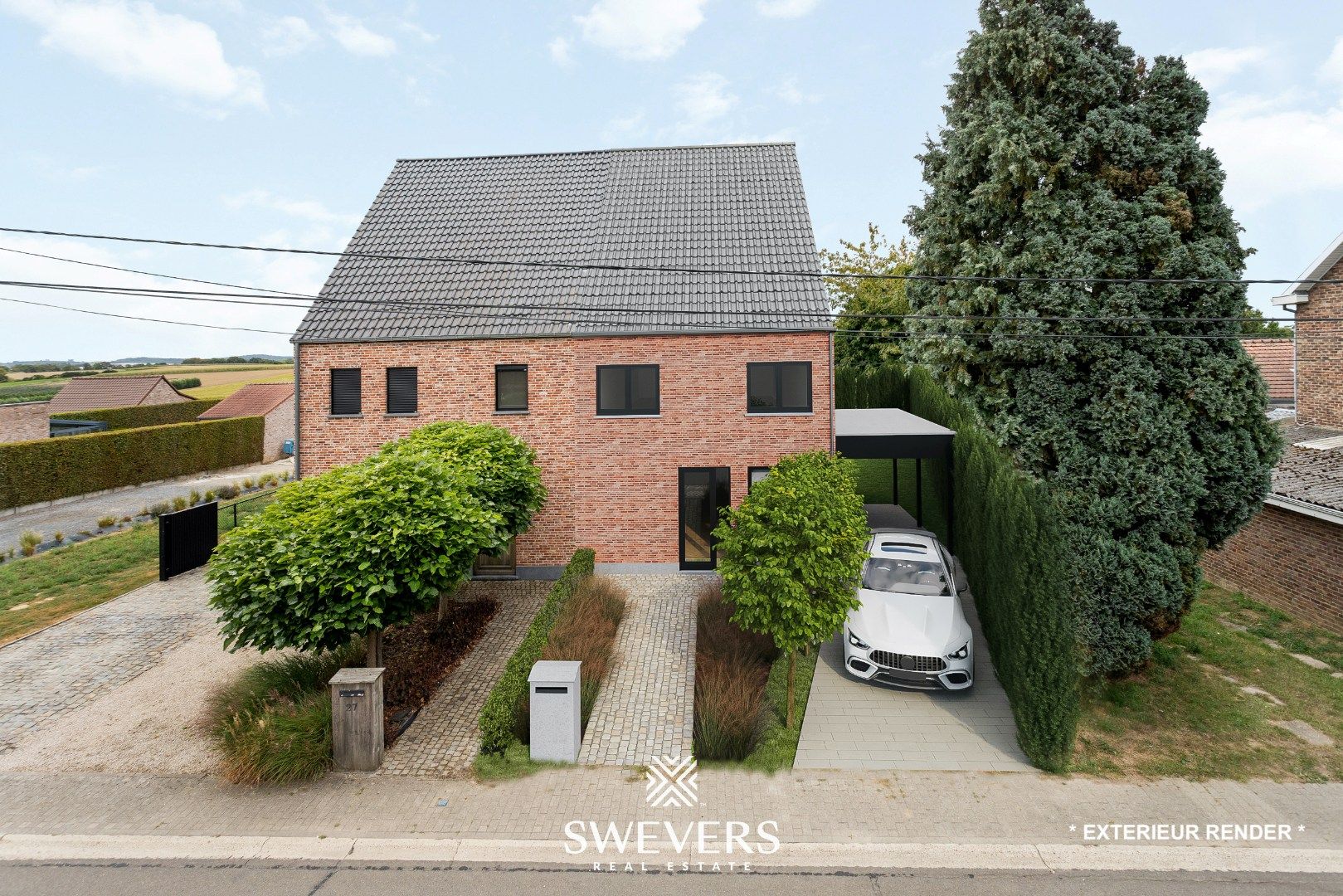 Bouwgrond met open zicht in landelijke omgeving Sint-Truiden foto {{pictureIndex}}