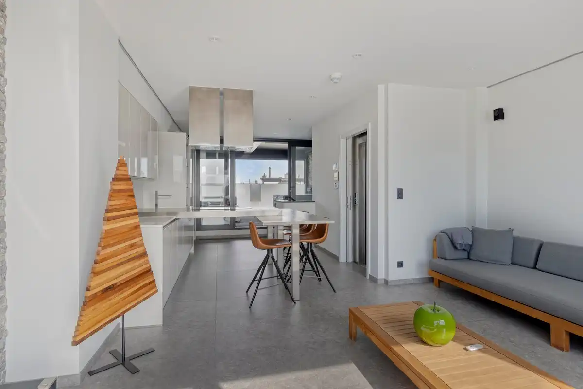 Loftappartement met 2 terrassen en dubbele garage op het Kolonel Dusartplein foto 11