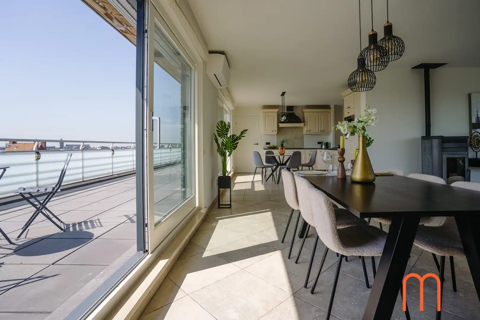 Penthouse te koop in Oostende – 128 m² met 145 m² zonneterrassen en panoramisch uitzicht foto 6