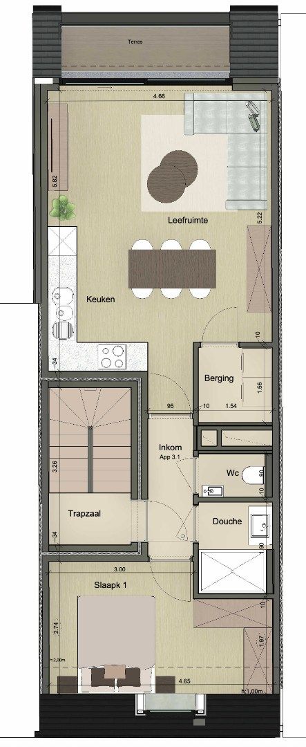 1-slpk nieuwbouwappartement - 6% BTW mogelijk ! foto 11