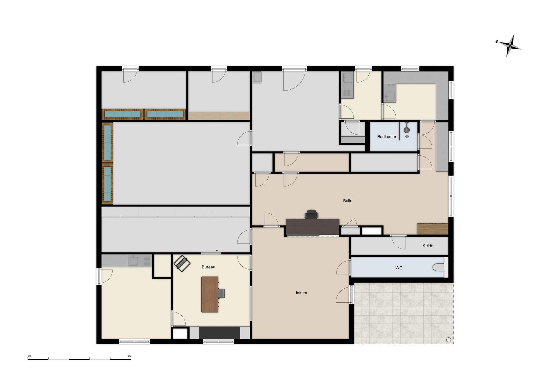 Handelspand met ruim appartement op een toplocatie in Sint-Gillis-Waas foto 23