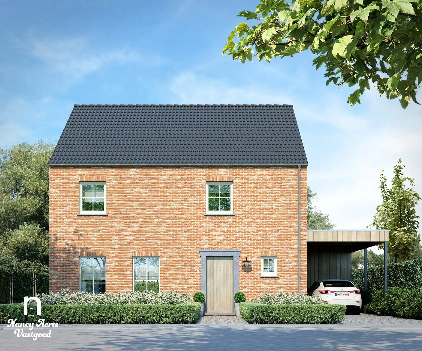 Klassieke nieuwbouwwoning in rustige, groene omgeving foto 2